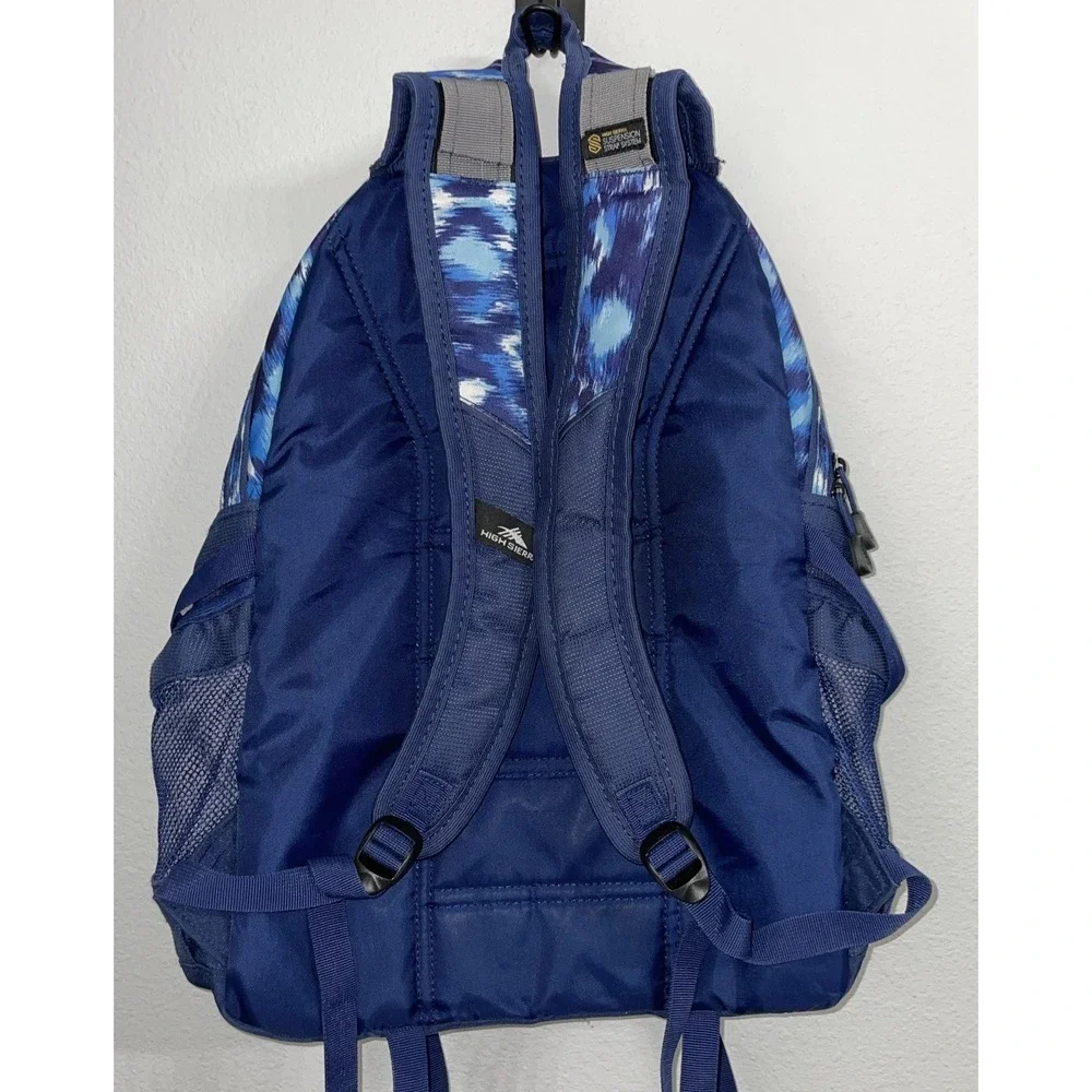 High Sierra Backpack Suspension Strap System Blue‎ School Camping Hiking